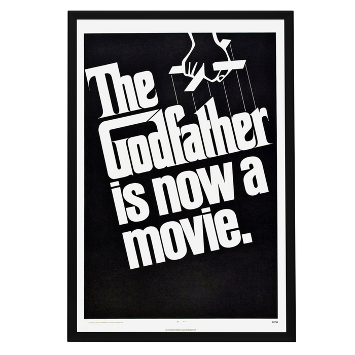 "Godfather" (1972) Framed Movie Poster