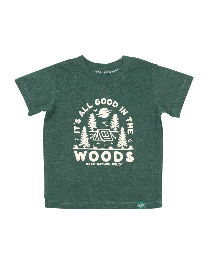 Good in the Woods Toddler Tee | Heather Forest