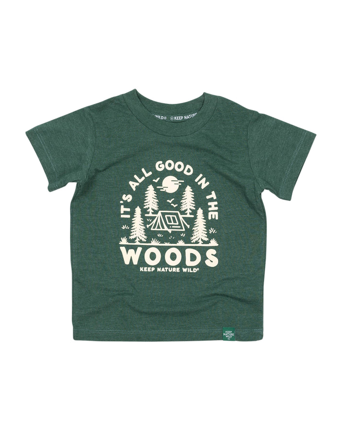 Good in the Woods Toddler Tee | Heather Forest