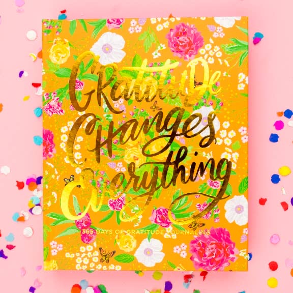 Gratitude Journal ~ Signature Garden Party Floral ~ 365 Days of Journaling