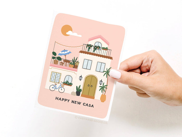 Happy New Casa Greeting Card