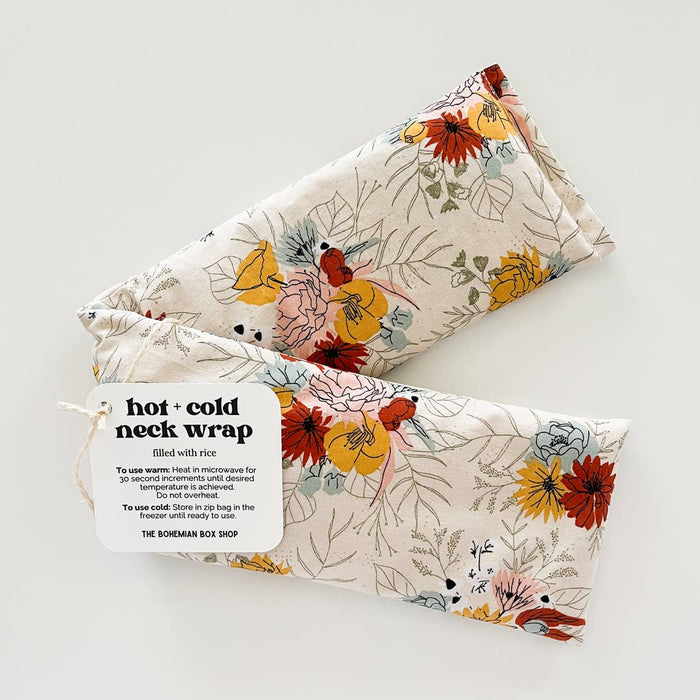 Hot & Cold Therapy Neck Unscented Wraps ~ Various Prints