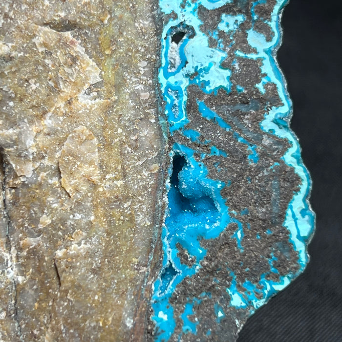 Gorgeous Blue Chrysocolla, Kolwezi Mining District, Lualaba, Democratic Republic of Congo, Africa