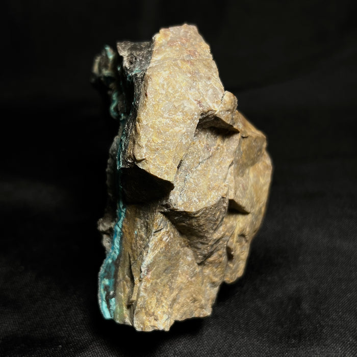 Gorgeous Blue Chrysocolla, Kolwezi Mining District, Lualaba, Democratic Republic of Congo, Africa