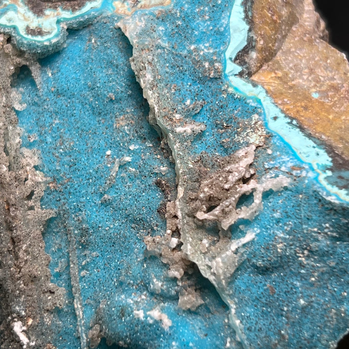 Gorgeous Blue Chrysocolla, Kolwezi Mining District, Lualaba, Democratic Republic of Congo, Africa