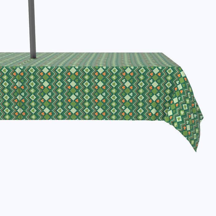 Irish Sweater Argyle Outdoor Rectangles