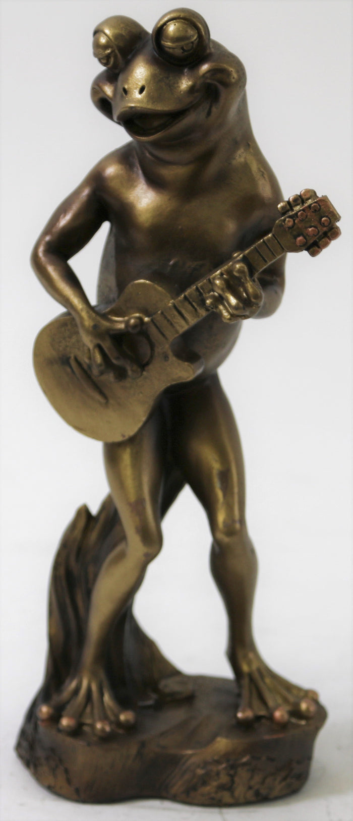 JAZZ BLUES COLLECTION - Frog Guitar Player Statues Sculptures Home Decor DEAL