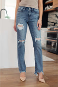 Judy Blue O'Hara Destroyed Straight Jeans -