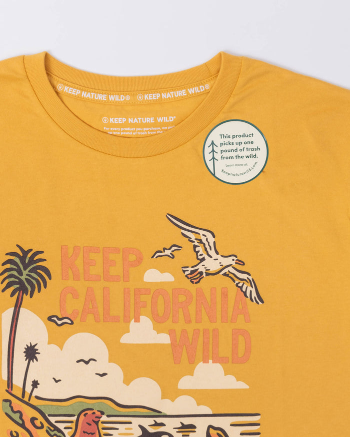 Keep California Wild Unisex Tee | Mustard