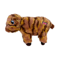 KONG Low Stuff Stripes Cow Dog Toy