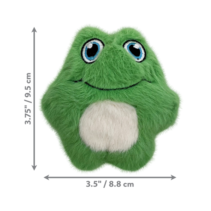 KONG Snuzzles Kiddos Mini Frog Squeaker Dog Toy