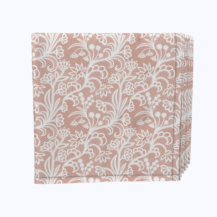 Lace Flower Crochet Napkins