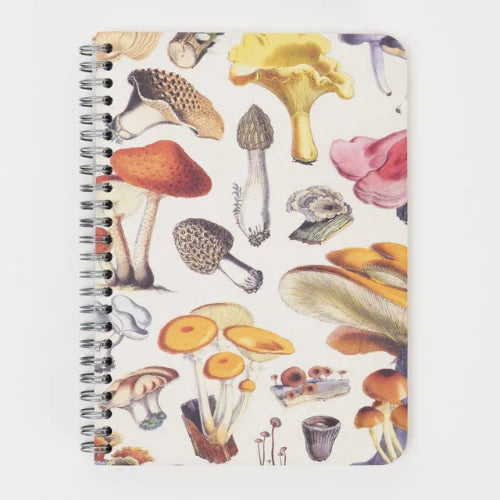 Mushroom A5 Spiral Notebook - HELIX A5