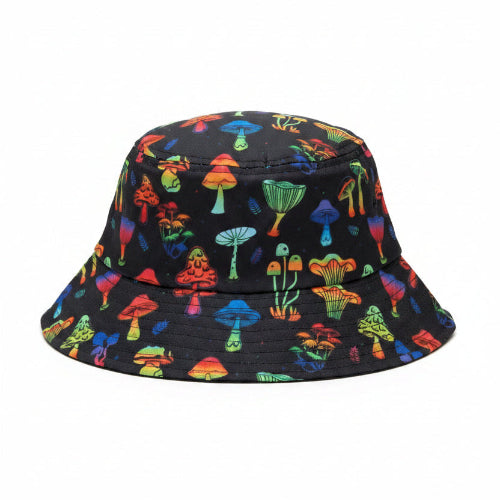 Neon Mushroom Bucket Hat - Unisex