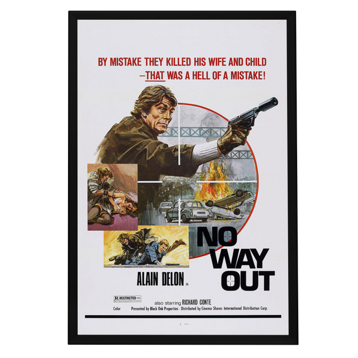 "No Way Out" (1973) Framed Movie Poster