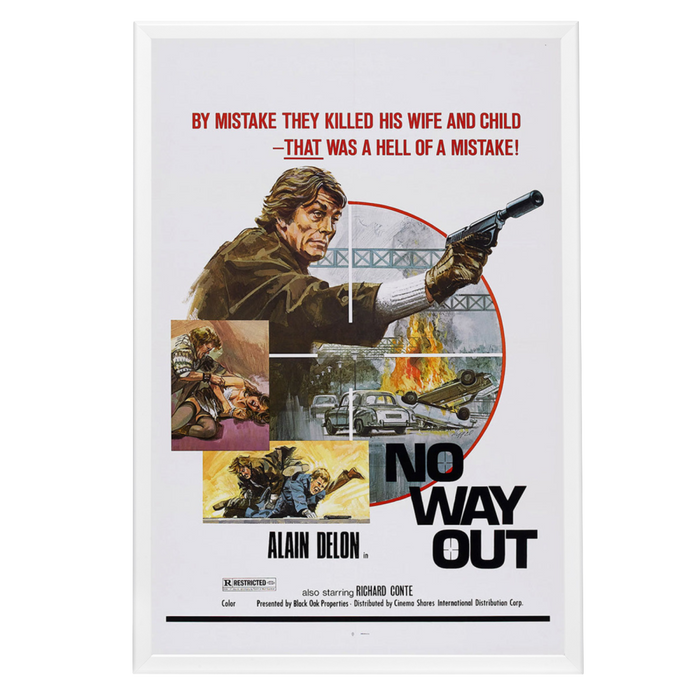 "No Way Out" (1973) Framed Movie Poster