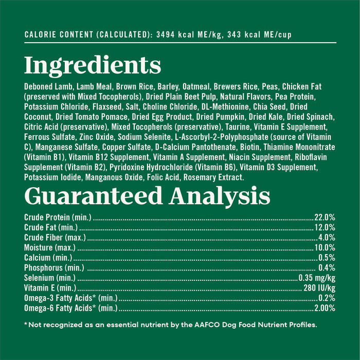 Nutro Natural Choice Lamb & Brown Rice Recipe Adult Large Breed Dry Dog Food