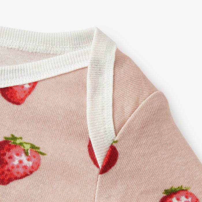 Organic Baby One Piece ~ Strawberry