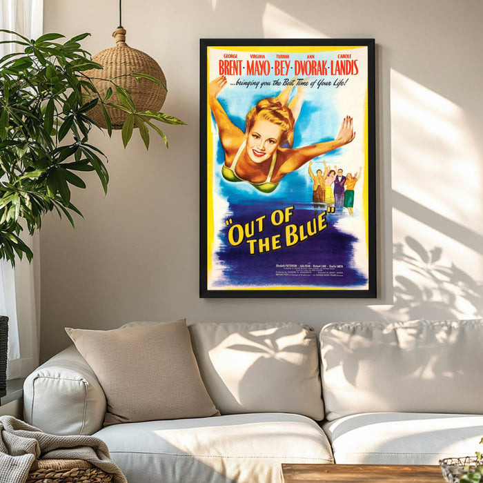 "Out Of The Blue" (1947) Framed Movie Poster