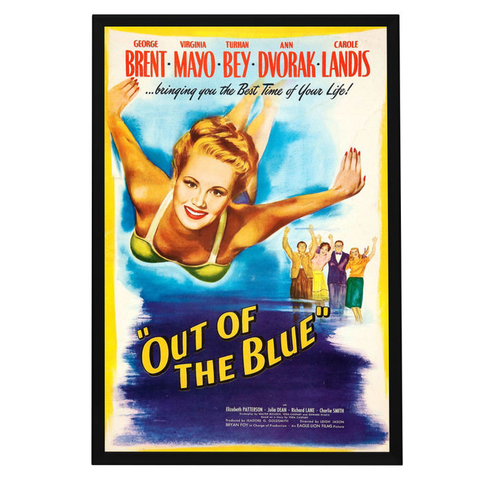 "Out Of The Blue" (1947) Framed Movie Poster