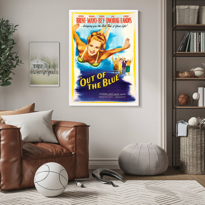 "Out Of The Blue" (1947) Framed Movie Poster