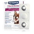 PetArmor® 7 Way De-Wormer (Pyrantel Pamoate and Praziquantel) for Medium and Large Dogs