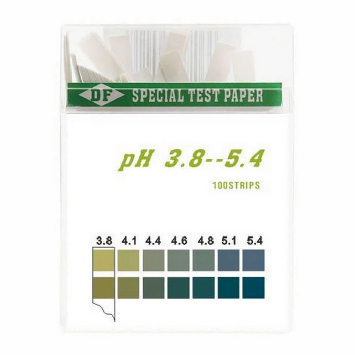 pH Paper Test Strips 3.8-5.4