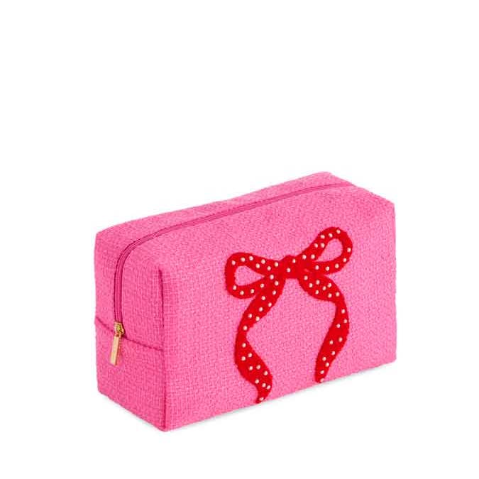 Pink Pouch with Mara Bow