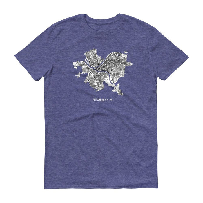 Pittsburgh Map T-Shirts