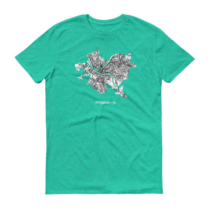 Pittsburgh Map T-Shirts