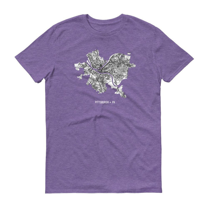 Pittsburgh Map T-Shirts