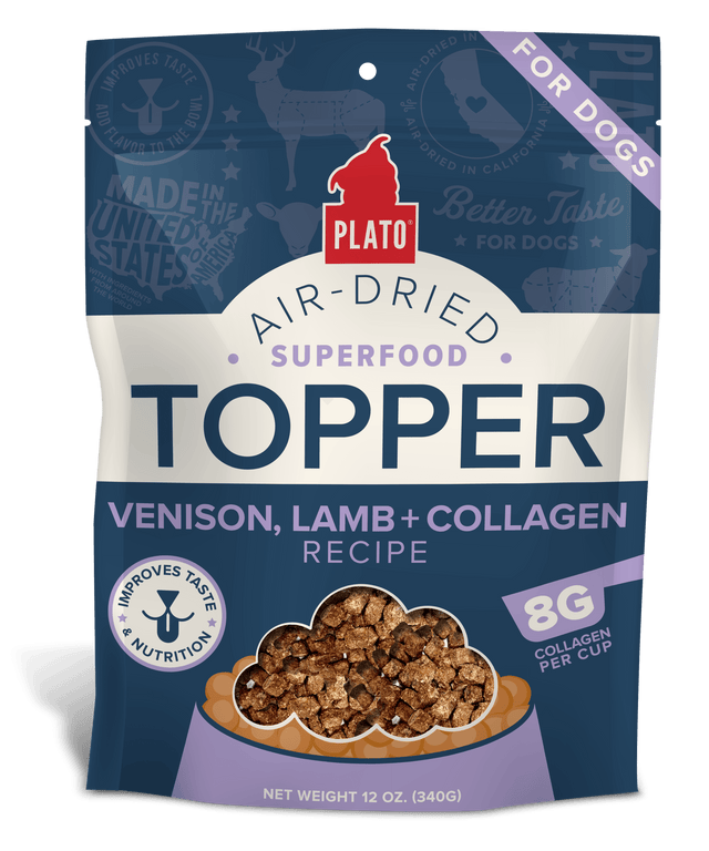 Plato Venison, Lamb & Collagen Food Topper Recipe For Dogs