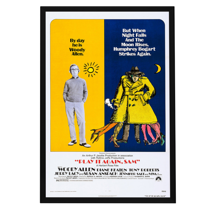 "Play It Again, Sam" (1972) Framed Movie Poster