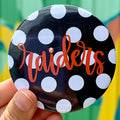 Polka Dot Raiders Button
