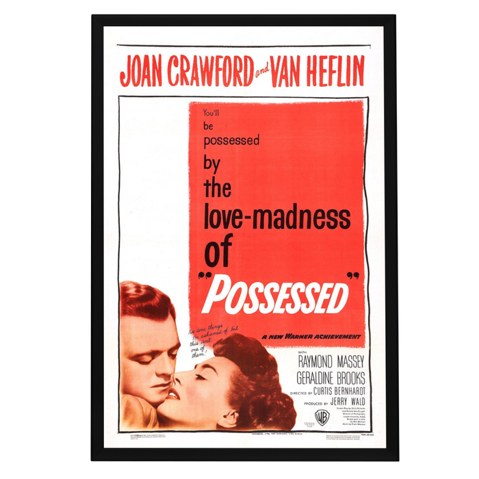 "Possessed" (1947) Framed Movie Poster