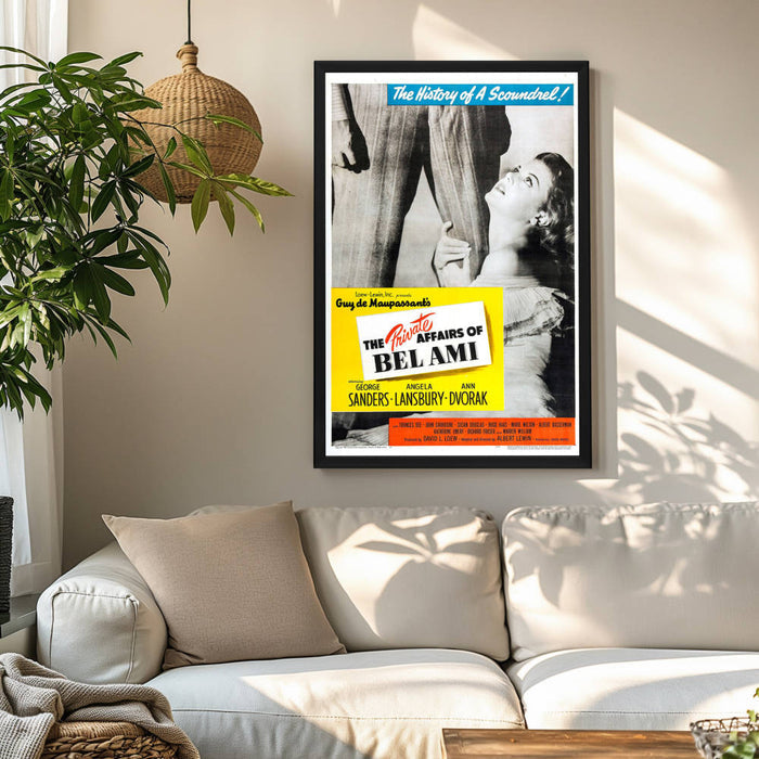 "Private Affairs Of Bel Ami" (1947) Framed Movie Poster