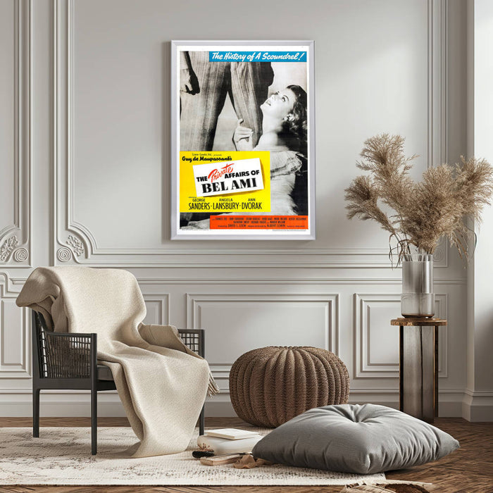 "Private Affairs Of Bel Ami" (1947) Framed Movie Poster