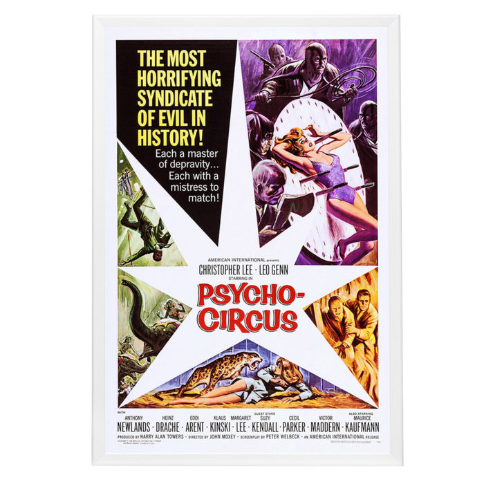 "Psycho-Circus" (1966) Framed Movie Poster