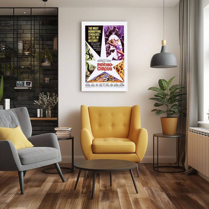 "Psycho-Circus" (1966) Framed Movie Poster