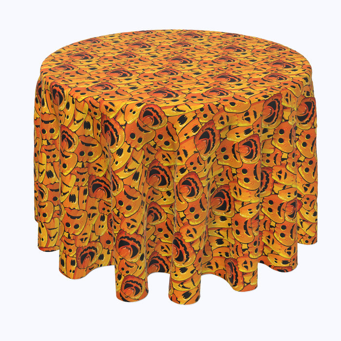 Pumpkin Ghost Faces Rounds
