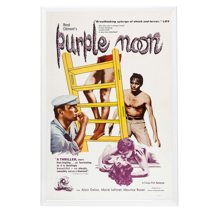 "Purple Noon" (1996) Framed Movie Poster