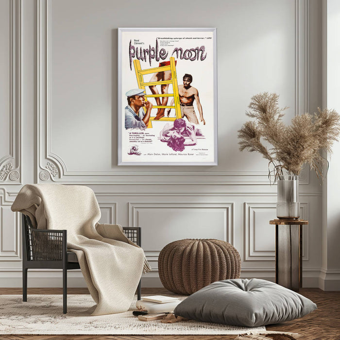 "Purple Noon" (1996) Framed Movie Poster