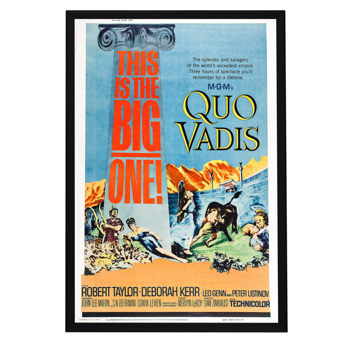 "Quo Vadis" (1951) Framed Movie Poster