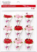 Recollections Roses Bouquets Dimensional Stickers - SCRAPBOOKFARE