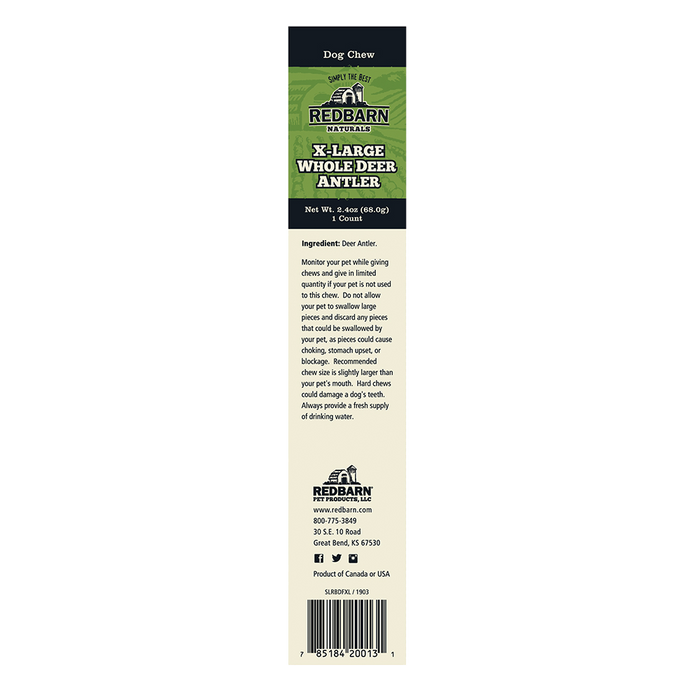 Redbarn Whole Deer Antler