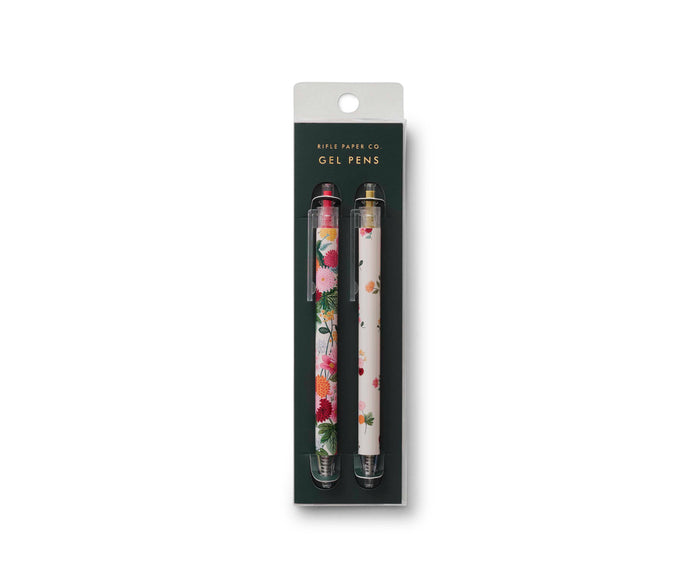 Rifle Paper Co. Dahlia Set of 2 Gel Pens