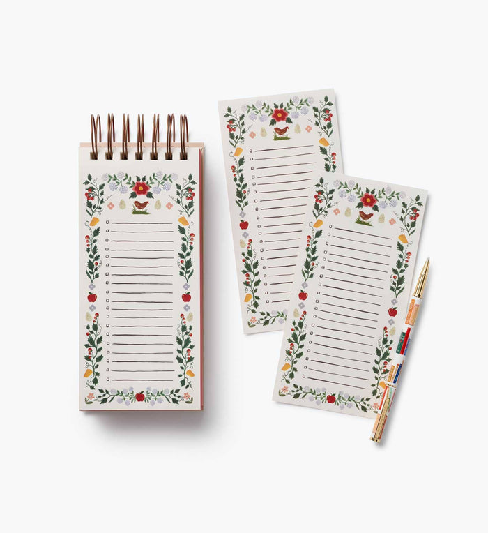 Rifle Paper Co. Home Sweet Home Spiral Market List