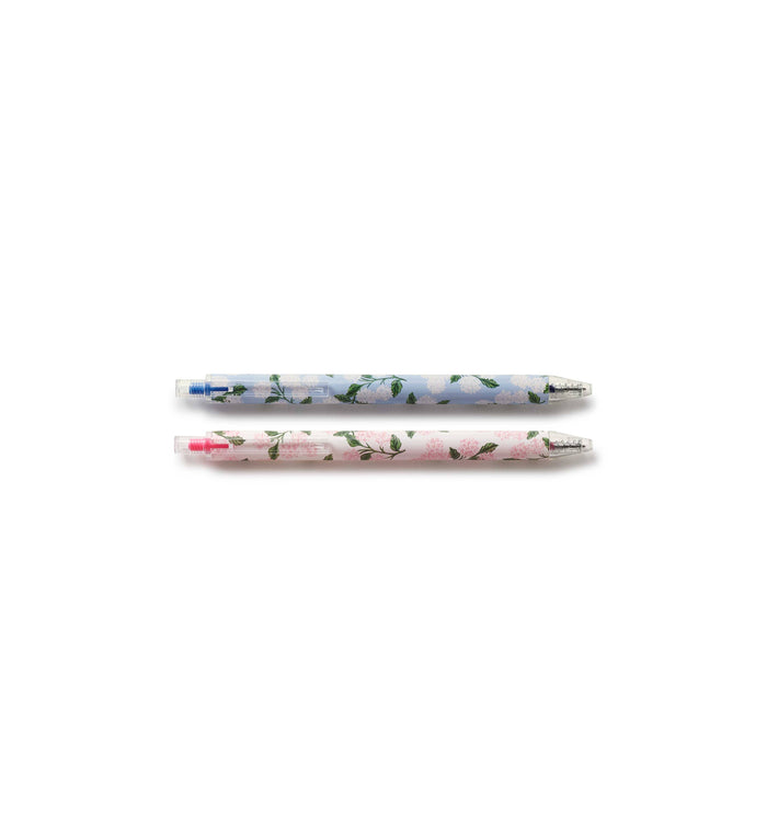 Rifle Paper Co. Hydrangea Gel Pen Set of 2