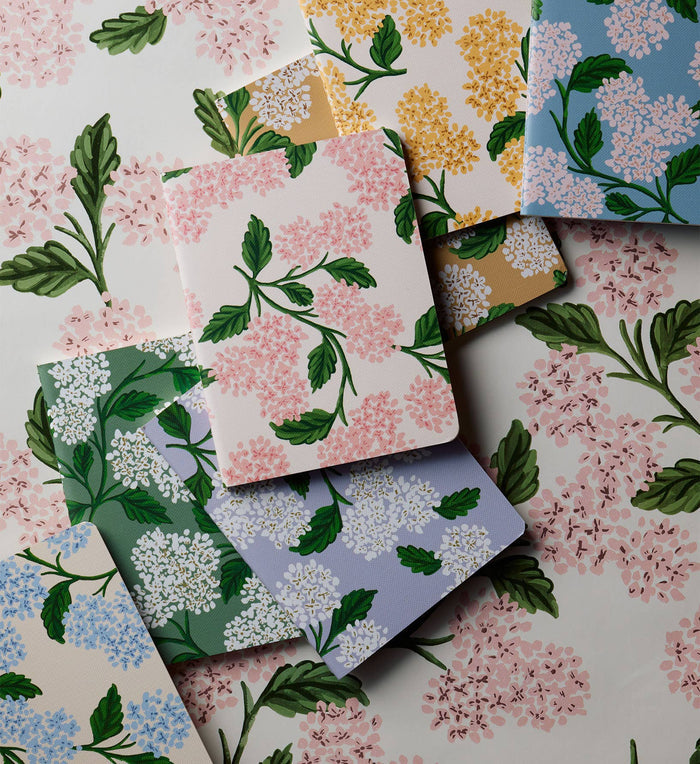 Rifle Paper Co. Hydrangea Pocket Notebook Boxed Set