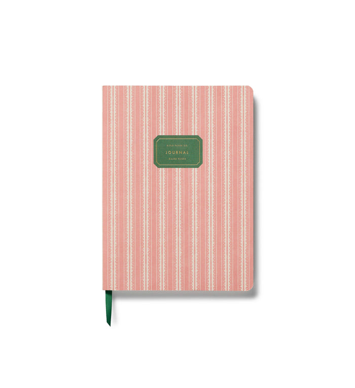 Rifle Paper Co. Pinking Stripe Softcover Journal